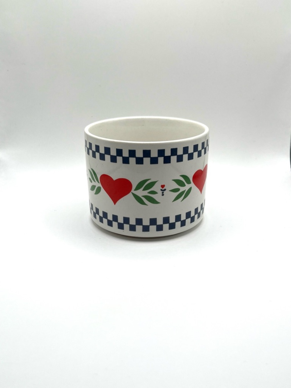 Vintage 80s Granny Cottage Core Heart Small Bowl Dish by GHC Korea